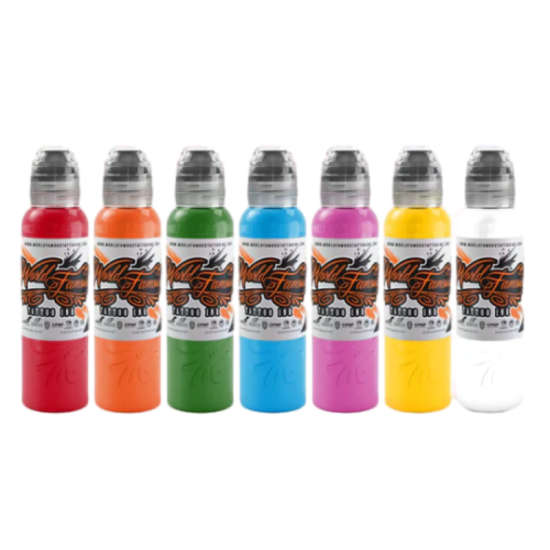 Set of paints World Famous Ink - Simple Color 7 set 15 ml