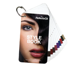 Style Book brochure with RefectoCil color palette.