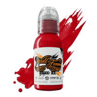 Краска World Famous Ink - Master Mike, Demon Red