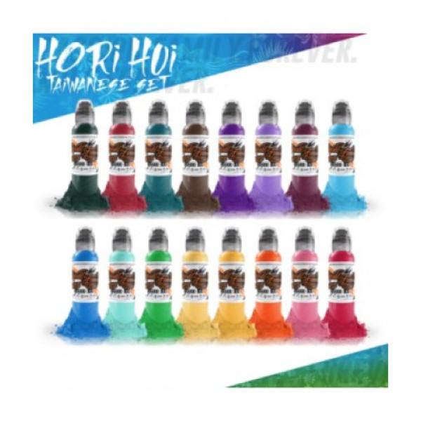 World Famous Ink - Hori Hui Taiwanese set 16 X 30 ml