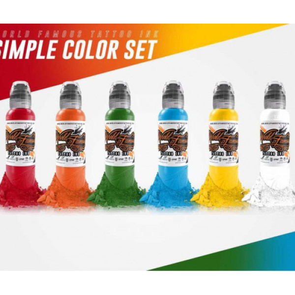 World Famous Ink - Simple Color 6 set 30 ml