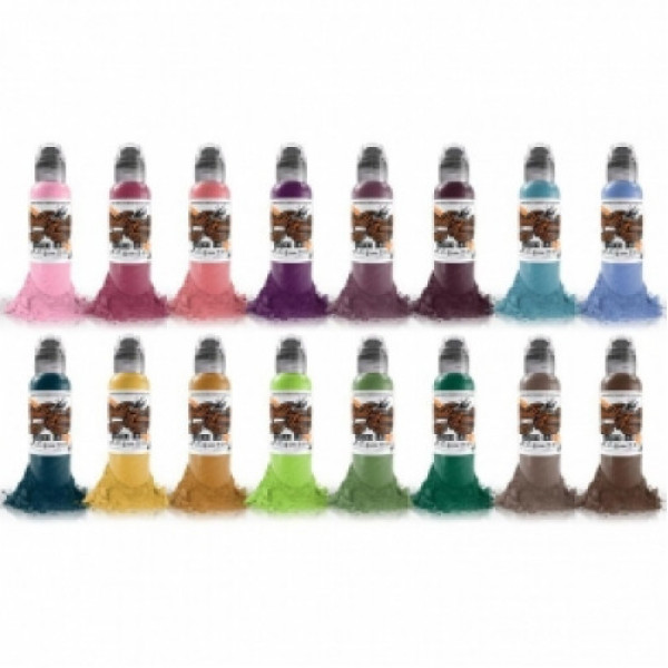 Набір фарб World Famous Ink - A.D. Pancho ProTeam Colorset - 16x30 ml