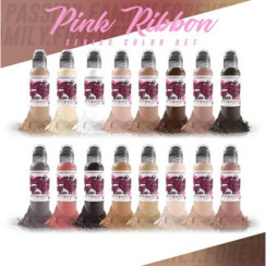 Набір фарб World Famous Ink - Pink Ribbon SET 16x30ml