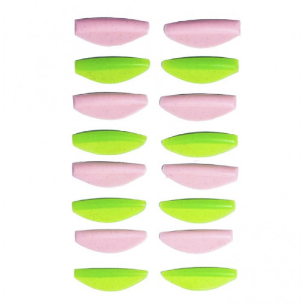 Валики для ламинирования Round Curl Pink & Green ZOLA