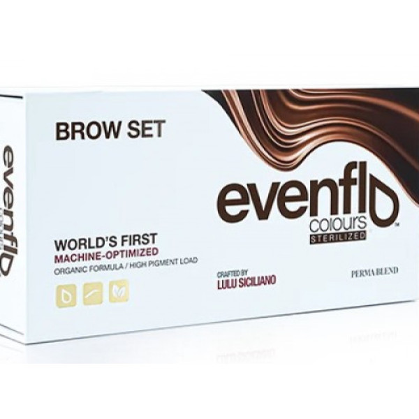 Набір пігментів для татуажу Perma Blend - Evenflo Brow Set