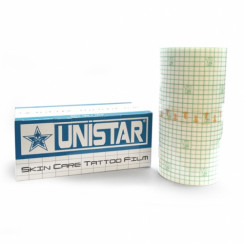 The Unistar healing film is split