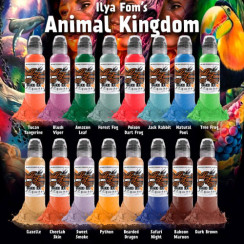 Набор красок World Famous Ink - ILya Foam's Animal Kingdom set 16x30ml