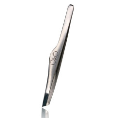 Tweezers for eyebrows slanted (hand sharpening) OKO 01