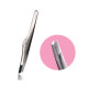 Tweezers for eyebrows slanted (hand sharpening) OKO 01