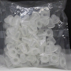 Silicone caps 6-8 mm with a round bottom 100 pcs