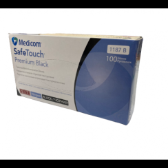 Перчатки нитриловые Medicom (SafeTouch) Premium Black