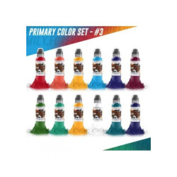 Набір фарб World Famous Ink - Primary Color set 3 12 X 30ml