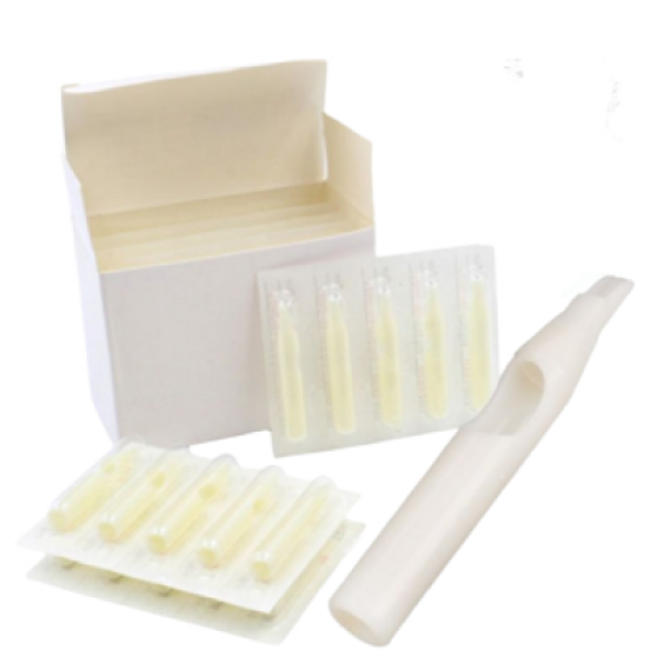 Plastic tips in sterile RT packaging