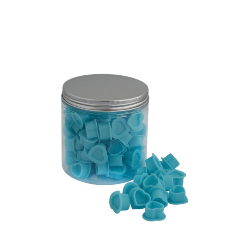 Ковпачки силіконові в банці Heart