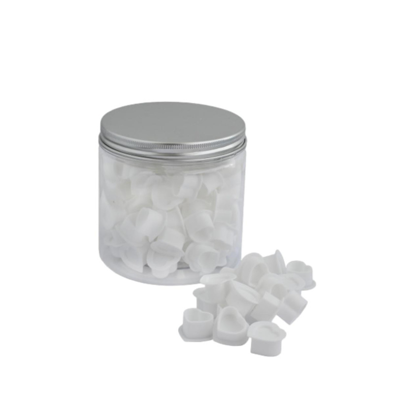 Ковпачки силіконові в банці Heart