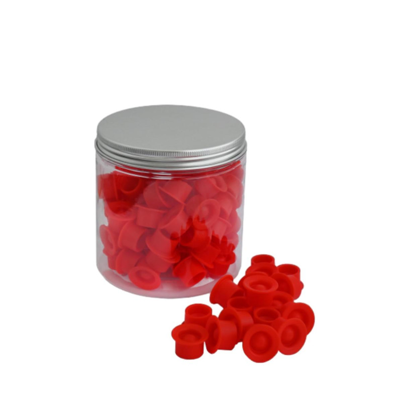 Ковпачки силіконові в банці Round