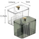 Square organizer with three compartments Heart