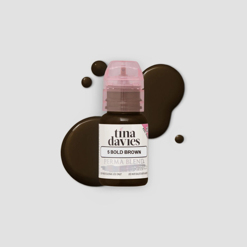 Пігмент для татуажу Perma Blend Tina Davies 5 Bold Brown 15 мл