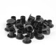 Black plastic cap on a 10 mm base.