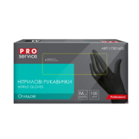 Рукавички нітрилові PRO Service чорні