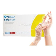 Medicom SafeTouch vinyl gloves are transparent