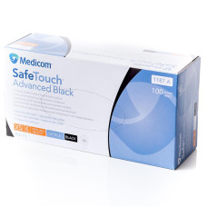 Перчатки Medicom (SafeTouch) Advanced black