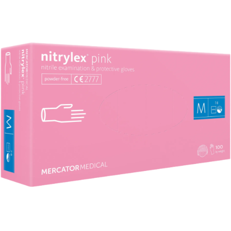 NITRYLEX nitrile gloves (pink)