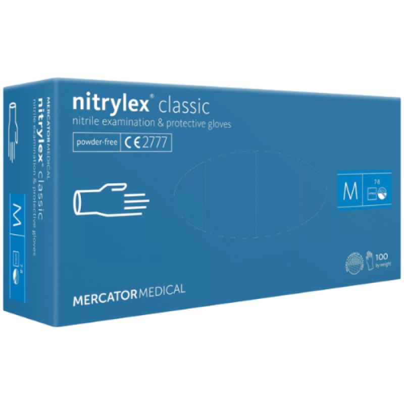 Перчатки нитриловые NITRYLEX голубые