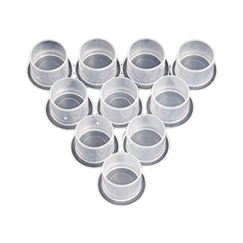 Paint caps on a stand 14/12mm (transparent)