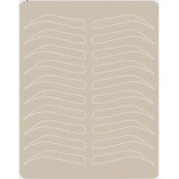 Тренувальний килимок Брови White