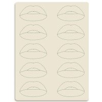 Training mat Lip contour