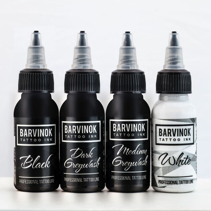 Набір фарб Barvinok ink Mark Ecopharm Black & Grey set