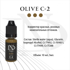 Пигмент для татуажа ND корректор Olive - С-2 (Н. Долгополова)