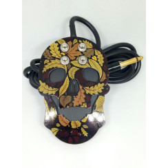 Metal pedal with Skull FC057-2