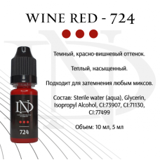 Пігмент для татуажу ND для губ Wine Red - 724 (Н. Долгополова)