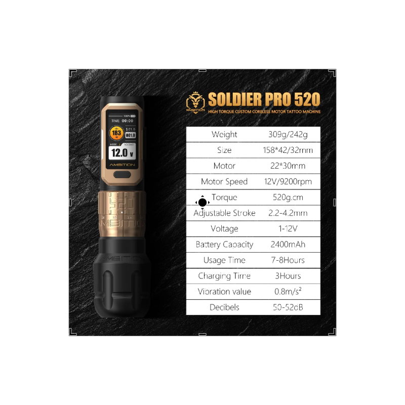 Машинка Ambition Soldier Pro 520