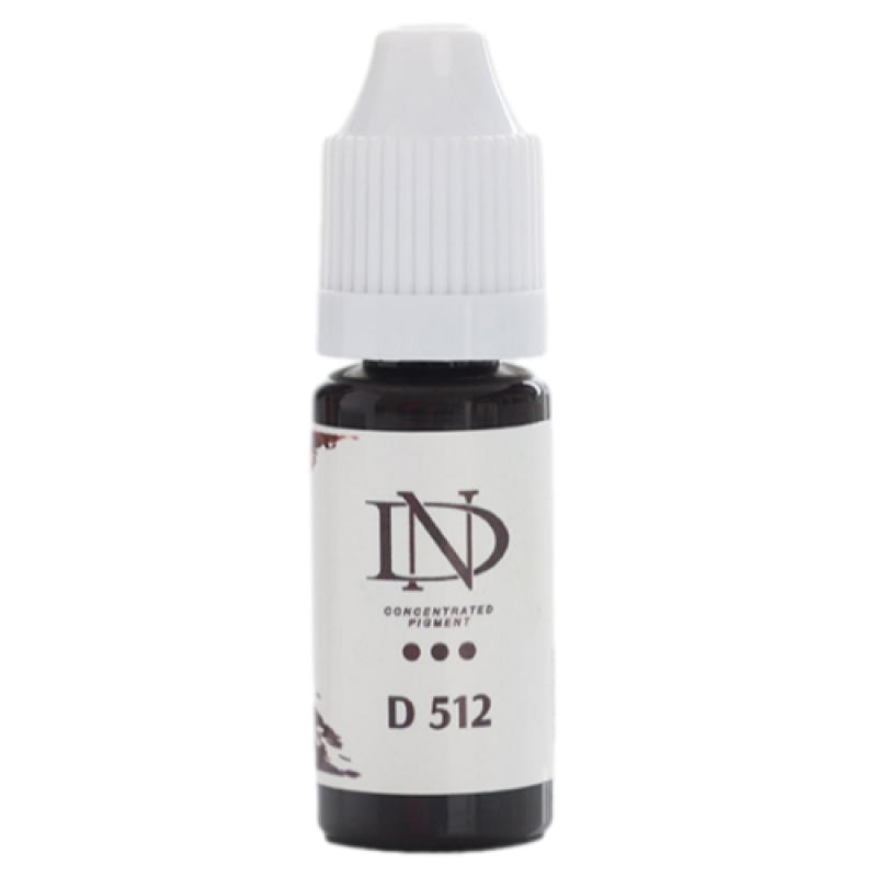 Пігмент для татуажу ND для брів Blackish Brown № D-512 (Н. Долгополова)