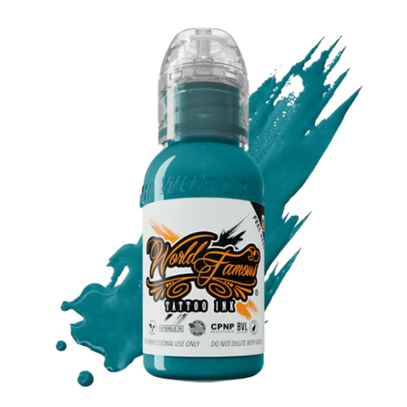 World Famous Ink - Jay Freestyle, Turquoise