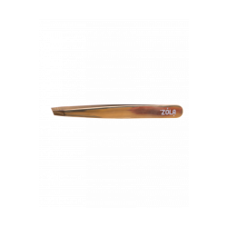 Professional eyebrow tweezers GOLD beveled ZOLA