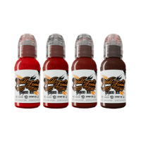 Set of paints World Famous Ink - Maks Kornev's - Blood Color 4x30ml