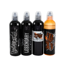 Набір фарб World Famous Ink - Andres Jaramillo 4 Bottle Latin Black Scale Set