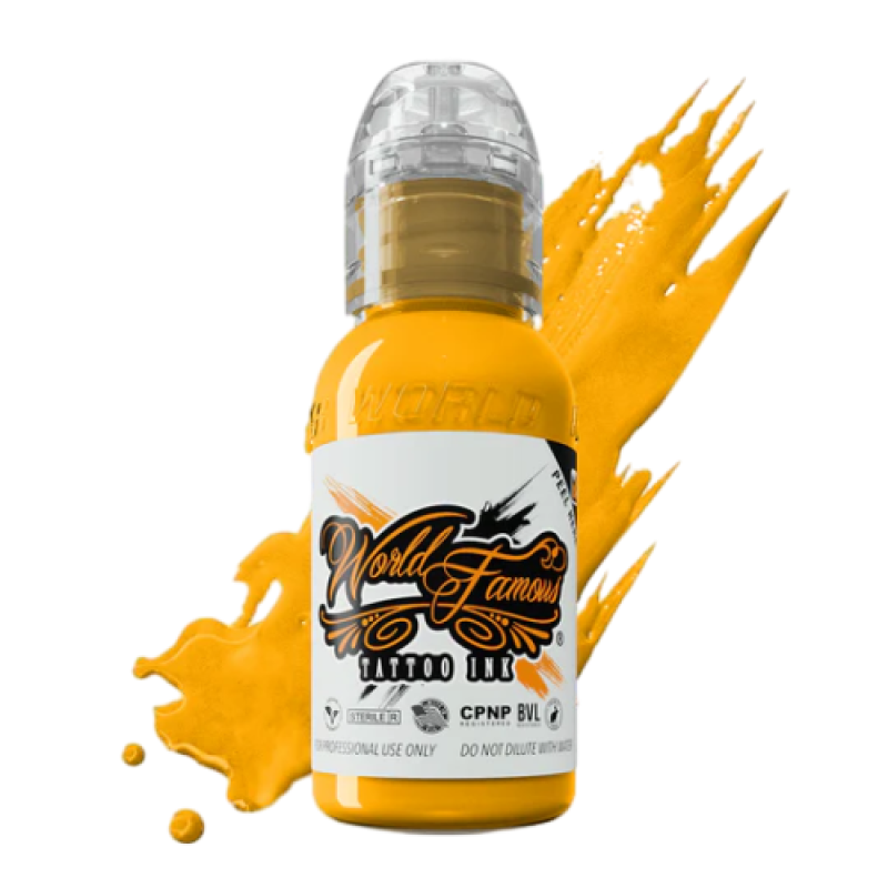 World Famous Ink - Michaelangelo Yellow