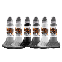 Набор красок World Famous Ink - Poch's Monochromatic set - 6x120 ml