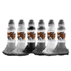 Набір фарб World Famous Ink - Poch's Monochromatic set - 6x120 ml