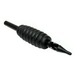 Plastic holder for needles with silicone tip RL/RS