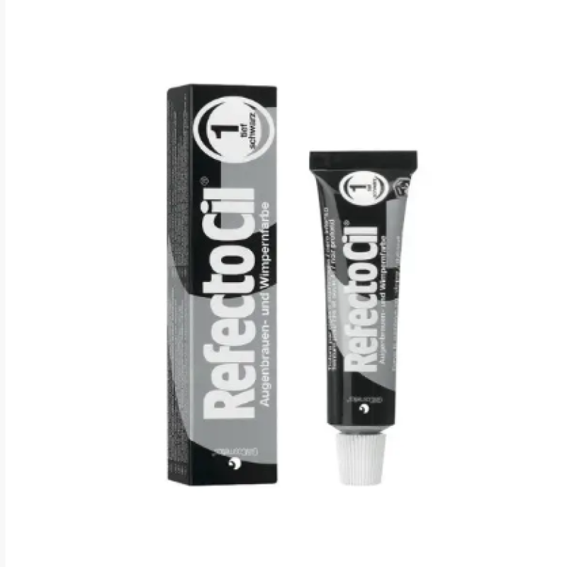 Фарба для брів та вій Pure Black №1 RefectoCil