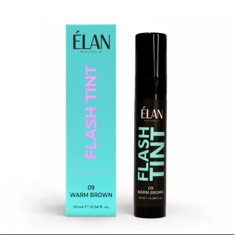 Flash Tint (09) Warm Brown ELAN Brow and Lash Dye