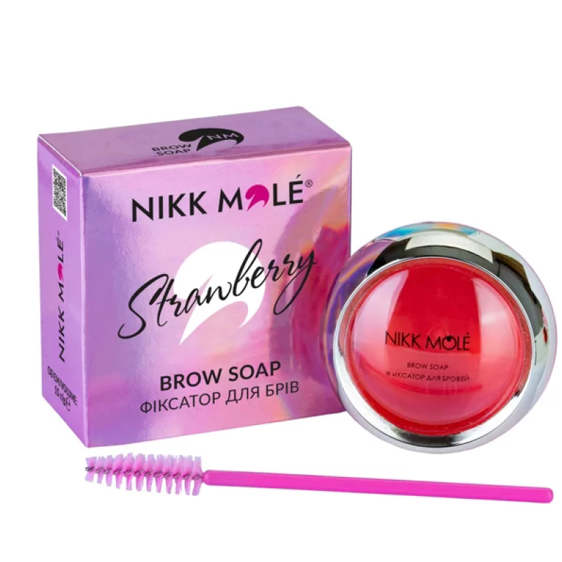 Фиксатор для бровей Strawberry NIKK MOLE