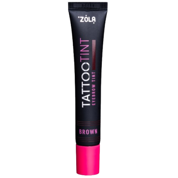 Фарба для брів та вій TATTOO TINT Brown ZOLA