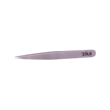 Professional tweezers for eyebrows SILVER point ZOLA